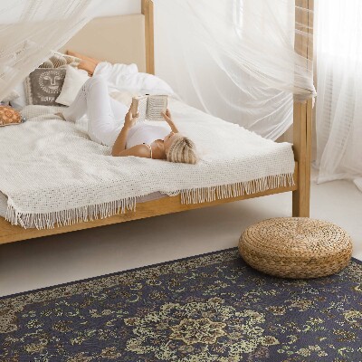 Tapijt vinyl Vintage bloemen sierpatroon