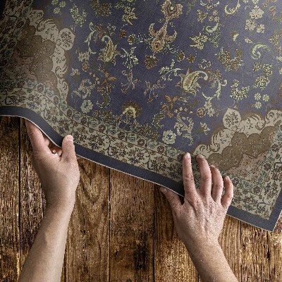 Tapijt vinyl Vintage bloemen sierpatroon