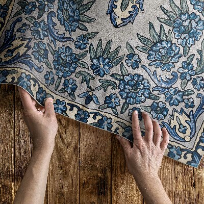 Vinyl vloerkleed Nepal planten decoratie