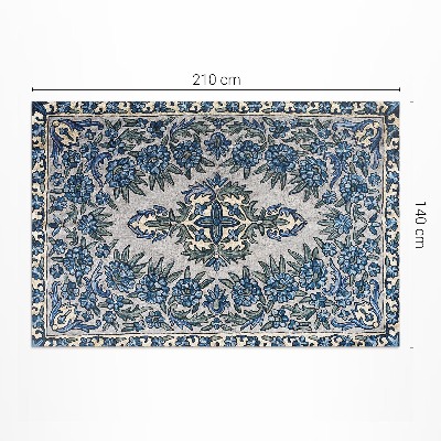 Vinyl vloerkleed Nepal planten decoratie