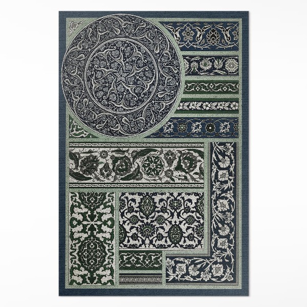 Tapijt vinyl Het ornamentale ontwerp van Albert Racinet