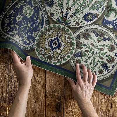 Vinyl vloerkleed De patroonwielen van Albert Racinet