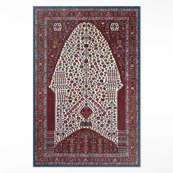 Tapijt vinyl Ornamentaal ontwerppatroon met details