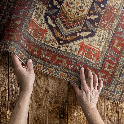 Vinyl vloerkleed Oosters design decoratief ornament