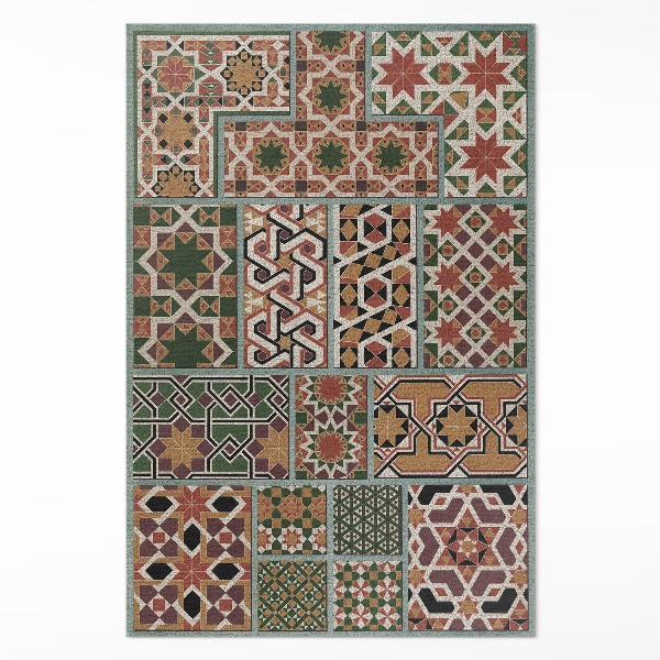 Tapijt vinyl Albert Racinet Middeleeuwse stijl