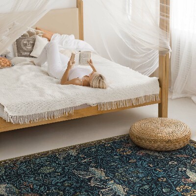 Tapijt vinyl Vogel in het veld door William Morris