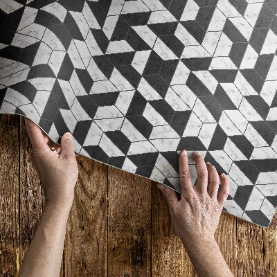 Vinyl vloerkleed Modieus stenen mozaïek met marmer