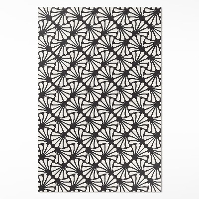 Tapijt vinyl Geometrie ginkgo bladeren art deco glamour