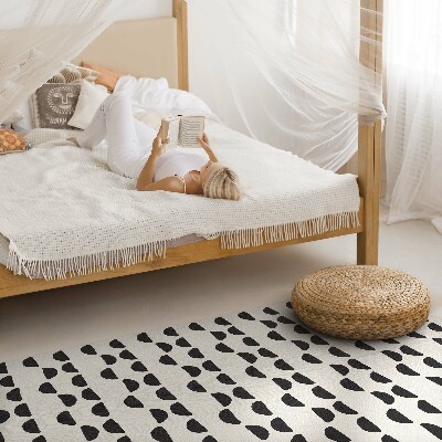 Vinyl tapijt Onregelmatig halve manen boho-patroon