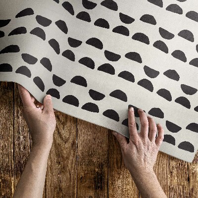 Vinyl tapijt Onregelmatig halve manen boho-patroon