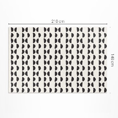 Vinyl tapijt Onregelmatig halve manen boho-patroon