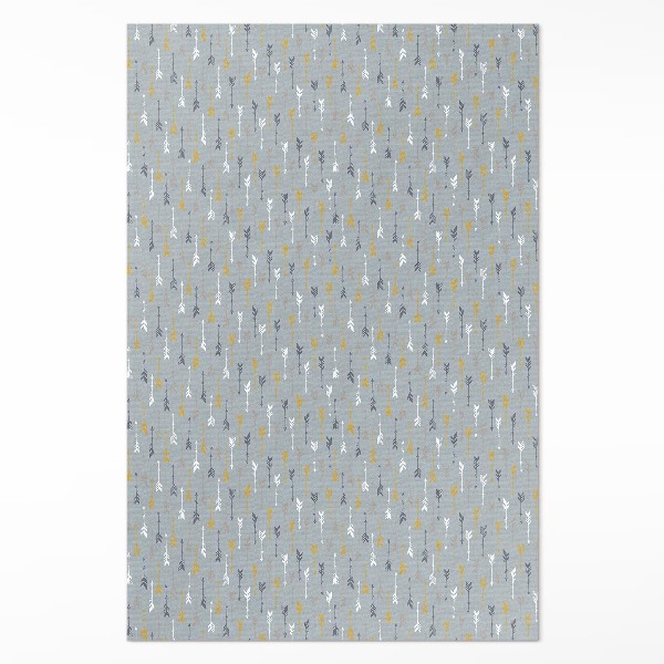 Tapijt vinyl Boho Indiaas pijlen delicaat patroon