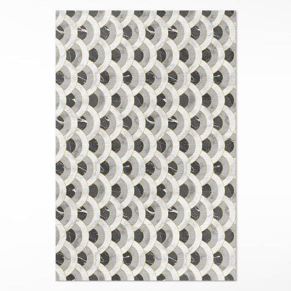 Vinyl vloerkleed Steen schubben marmer regelmatig patroon