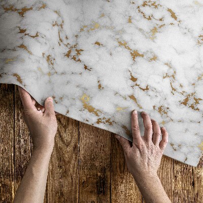 Vinyl vloerkleed Licht marmer, een modieuze steen