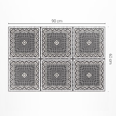 Vinyl vloerkleed Antieke patroontegels