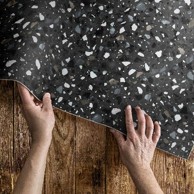 Tapijt vinyl Donker decoratief steengoed