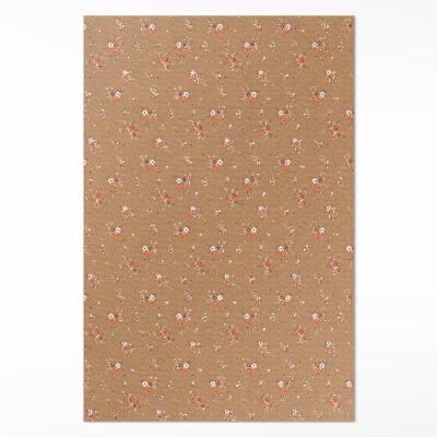 Tapijt vinyl Kleine wilde bloemen, boho vintage stijl