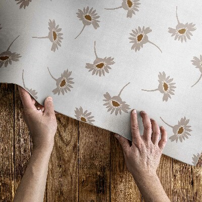 Vinyl vloerkleed Delicate boho madeliefjes