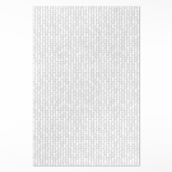 Tapijt vinyl Heldere bakstenen elegante mozaïek