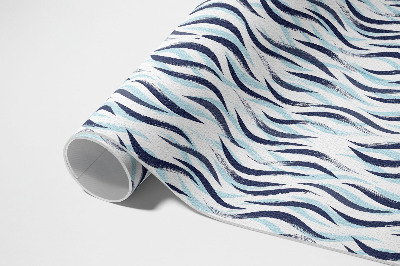 Vinyl tapijt Grafisch geschilderde zee golven