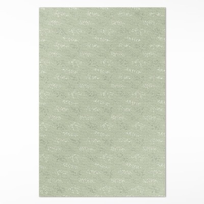 Tapijt vinyl Subtiele bladtakjes in boho-stijl