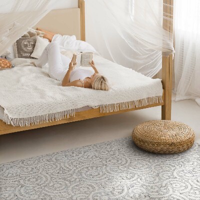 Vinyl tapijt Abstracte oosterse vormen boho lijnen