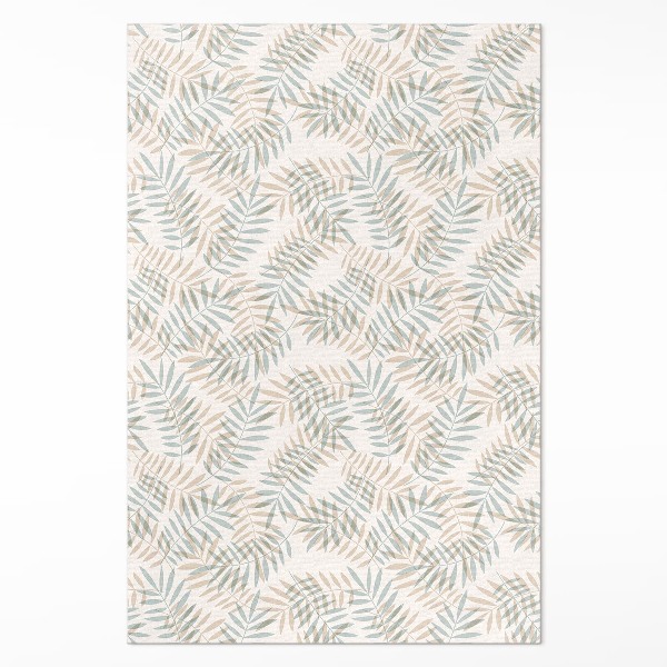 Vinyl tapijt Delicaat tropisch bladeren boho-patroon