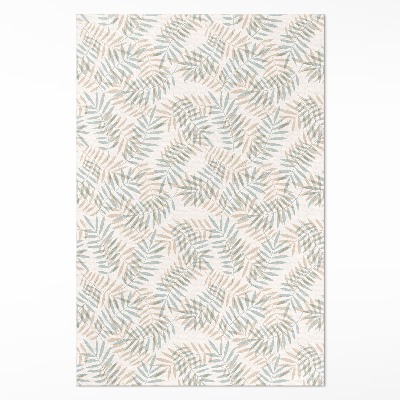 Vinyl tapijt Delicaat tropisch bladeren boho-patroon