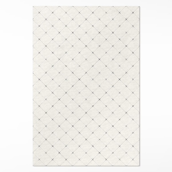 Tapijt vinyl Subtiele vierkanten van lichte tegels