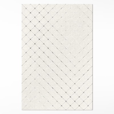 Tapijt vinyl Subtiele vierkanten van lichte tegels