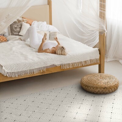 Tapijt vinyl Subtiele vierkanten van lichte tegels