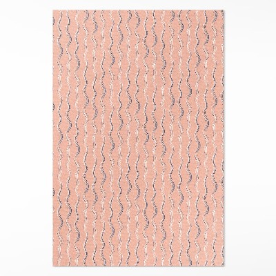 Vinyl tapijt Boho-golven in pastelkleuren