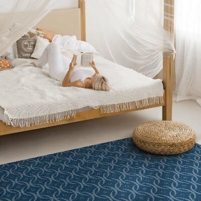 Tapijt vinyl Normale ketting met decoratief patroon