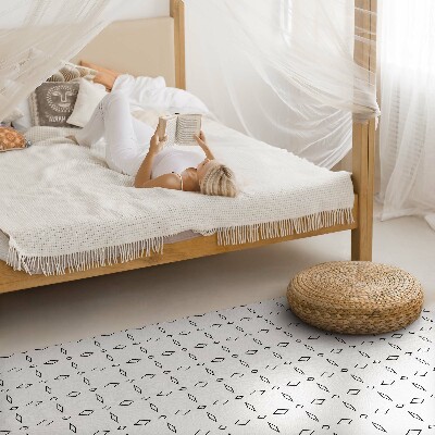 Vinyl vloerkleed Minimalistisch modern ornament