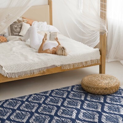 Vinyl vloerkleed Elegant stof imitatiepatroon