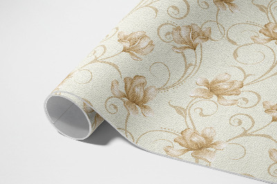 Vinyl tapijt Prachtige bloemen van planten in een decoratieve stijl