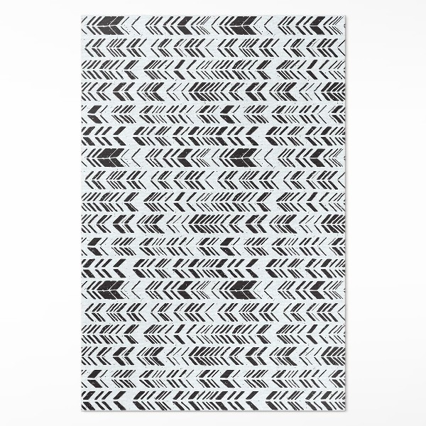 Tapijt vinyl Indiaas boho-ontwerp met veren en pijlen