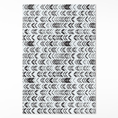 Tapijt vinyl Indiaas boho-ontwerp met veren en pijlen