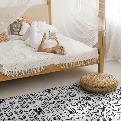 Tapijt vinyl Indiaas boho-ontwerp met veren en pijlen