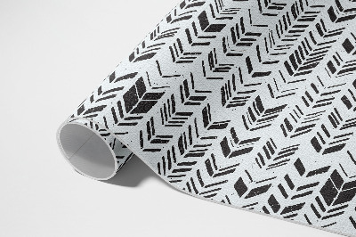 Tapijt vinyl Indiaas boho-ontwerp met veren en pijlen