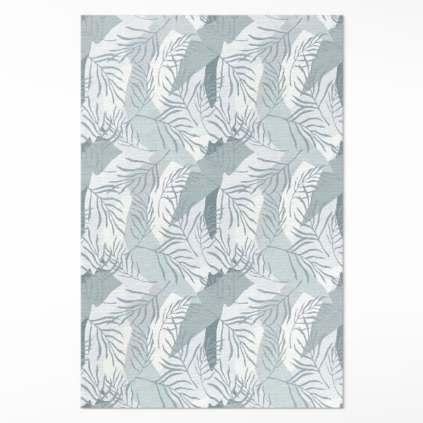 Tapijt vinyl Delicate takjes op een lichte achtergrond