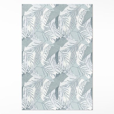 Tapijt vinyl Delicate takjes op een lichte achtergrond