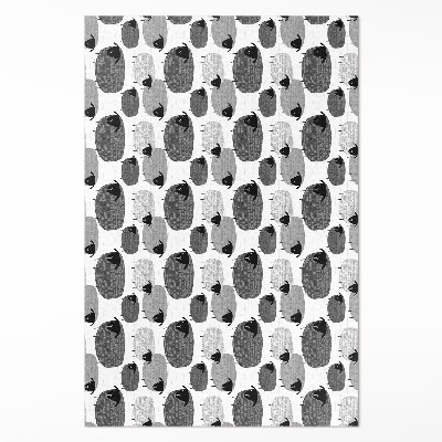 Vinyl vloerkleed Geschilderd schaap regelmatig patroon