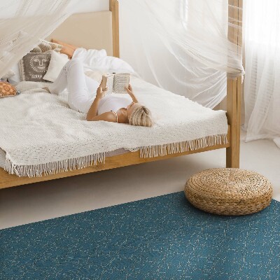 Vinyl tapijt Fijn ornament regelmatig patroon