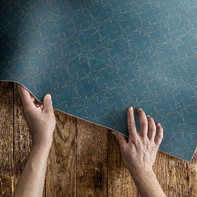 Vinyl tapijt Fijn ornament regelmatig patroon