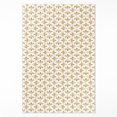 Tapijt vinyl Decoratieve bladeren, regelmatig patroon