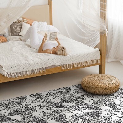 Tapijt vinyl Vintage wijnschets