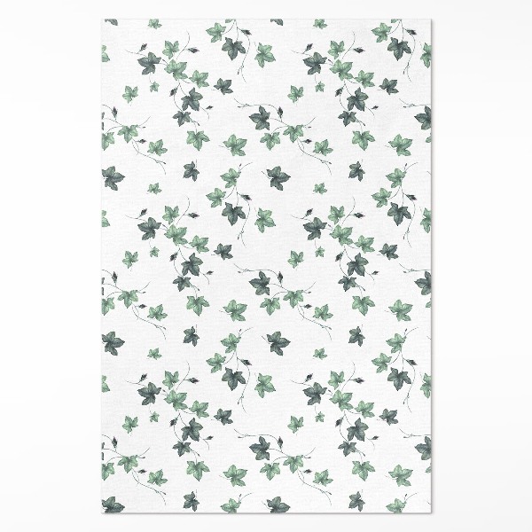 Vinyl vloerkleed Kleine blaadjes, plantmotieven