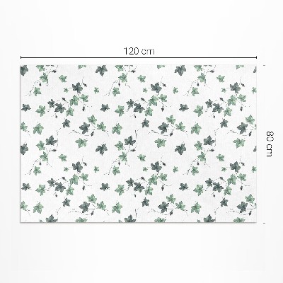 Vinyl vloerkleed Kleine blaadjes, plantmotieven