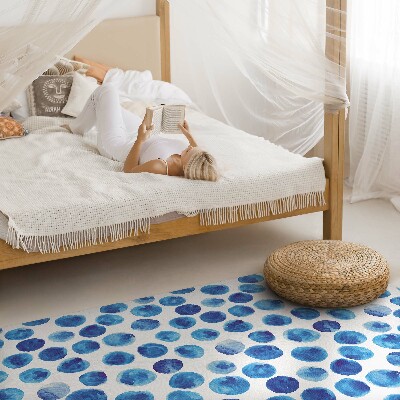 Tapijt vinyl Waterverfstippen geschilderde vormen